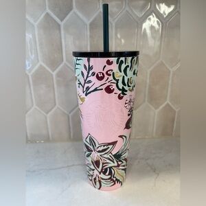 Starbucks 2022 Holiday Enchanted Forest Stainless Steel Tumbler 24oz